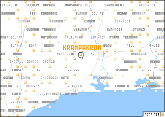 map of Krampakrom