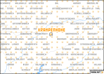 map of Krampenhöhe