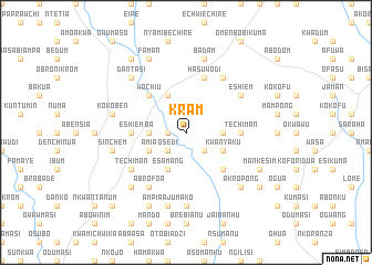 map of Kram