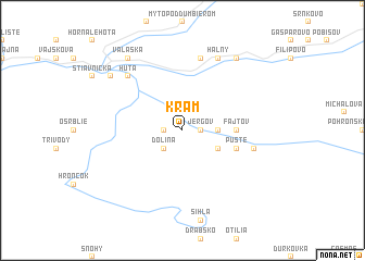 map of Krám