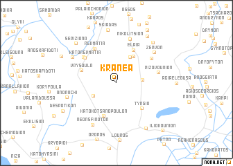 map of Kranéa