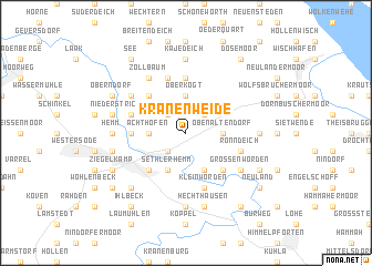 map of Kranenweide