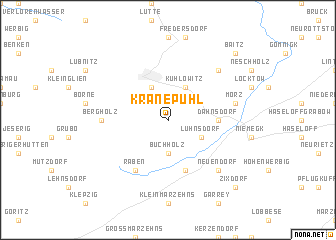 map of Kranepuhl