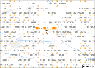 map of Kranevenne