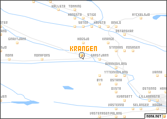 map of Krången