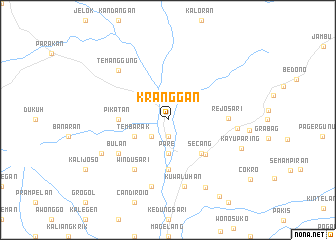 map of Kranggan