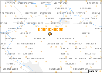 map of Kranichborn