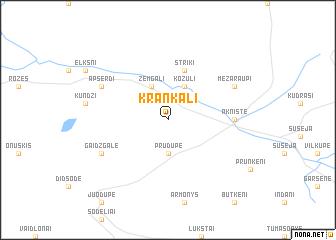 map of Krankaļi