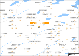 map of Kränkeboda