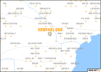 map of Krankelösa
