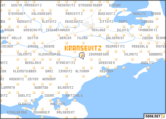 map of Kransevitz