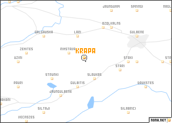 map of Krapa