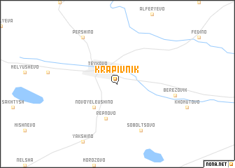 map of Krapivnik