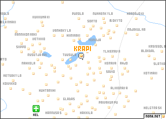 map of Krapi