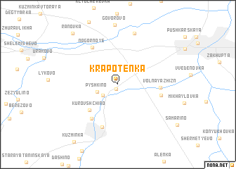 map of Krapotenka