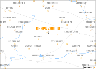 map of Krapuzhnino