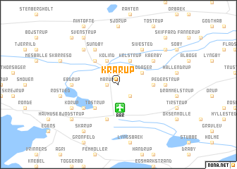 map of Krarup