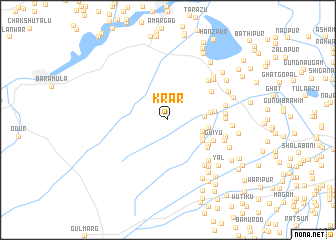 map of Krar