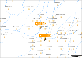 map of Krasak