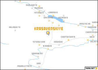 map of Krasavenskiye