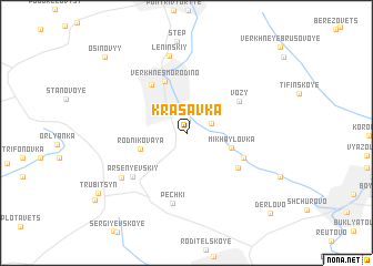 map of (( Krasavka ))