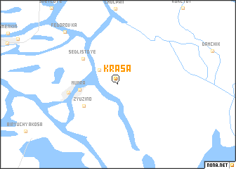 map of Krasa