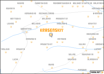 map of Krasenskiy