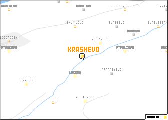 map of Krashevo