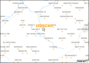 map of Krasichin