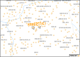 map of Krasići