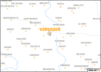 map of Krasigovo