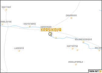 map of Krasikova