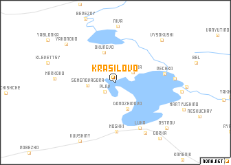 map of Krasilovo