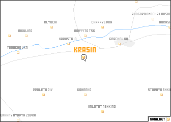 map of Krasin