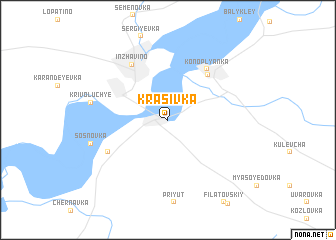 map of Krasivka