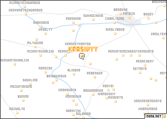 map of Krasivyy
