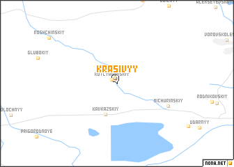 map of Krasivyy