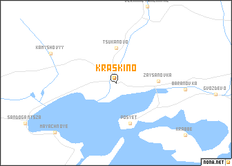 map of Kraskino