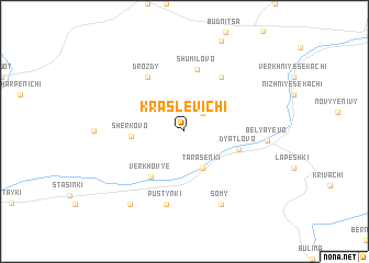 map of Kraslevichi