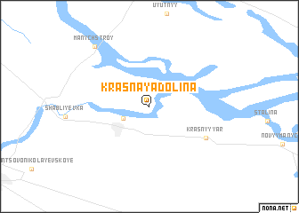 map of Krasnaya Dolina