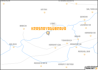 map of Krasnaya Dubrava