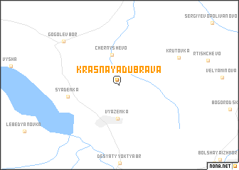 map of Krasnaya Dubrava