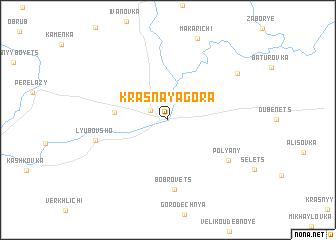 map of Krasnaya Gora