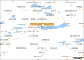 map of Krasnaya Gora