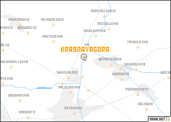 map of Krasnaya Gora