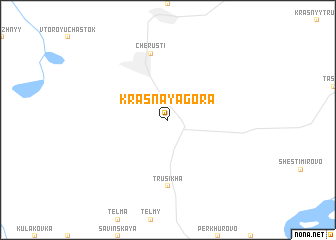 map of Krasnaya Gora