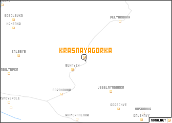 map of (( Krasnaya Gorka ))