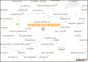 map of Krasnaya Ivanovka