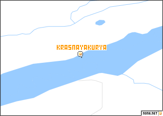 map of Krasnaya Kur\