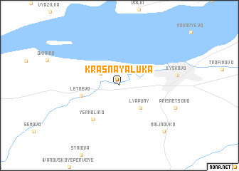 map of Krasnaya Luka